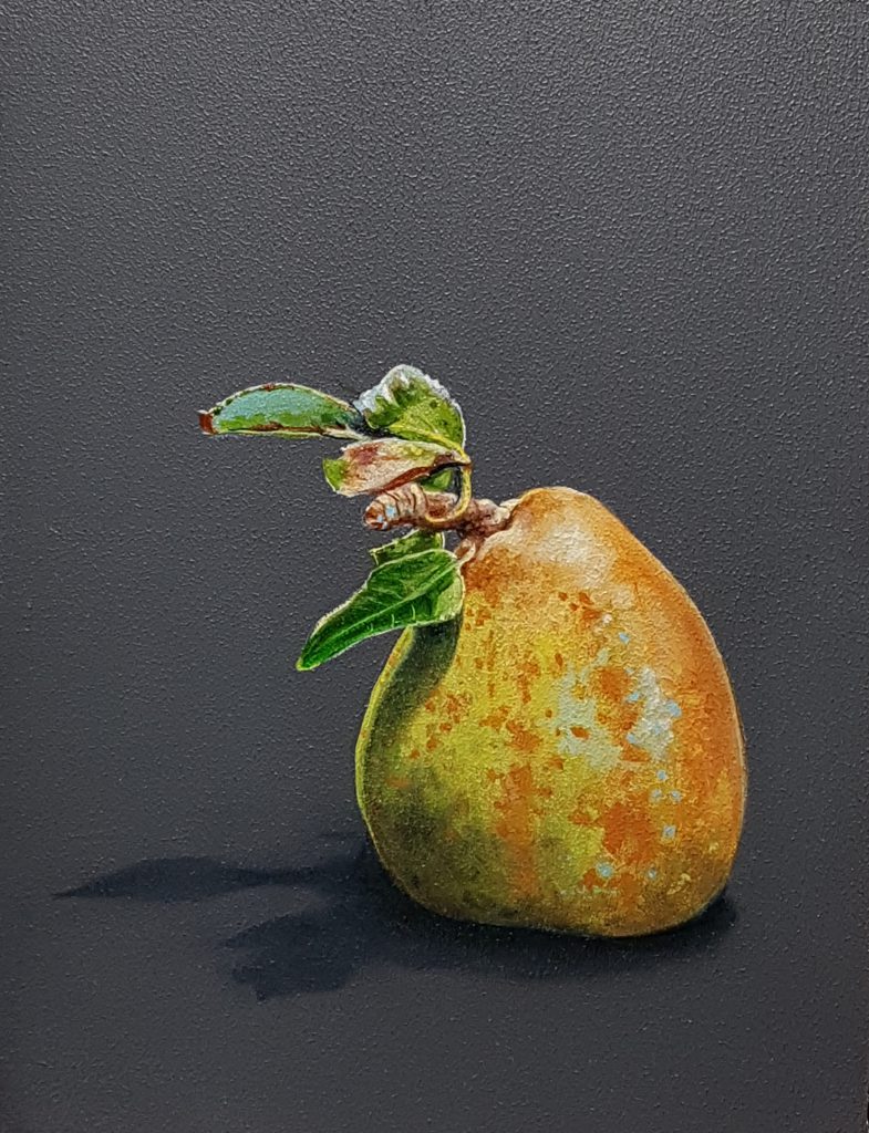 still life with pear